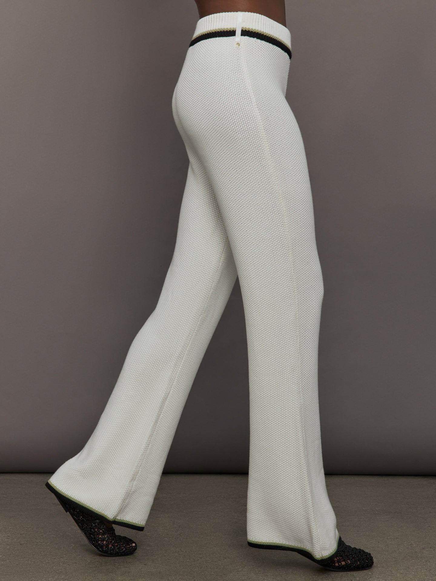 The Soraya Knit Pants | Sea Salt