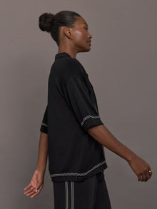 The Coco Knit Shirt | Ink