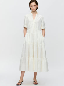 Sardinia Tiered Dress | Natural