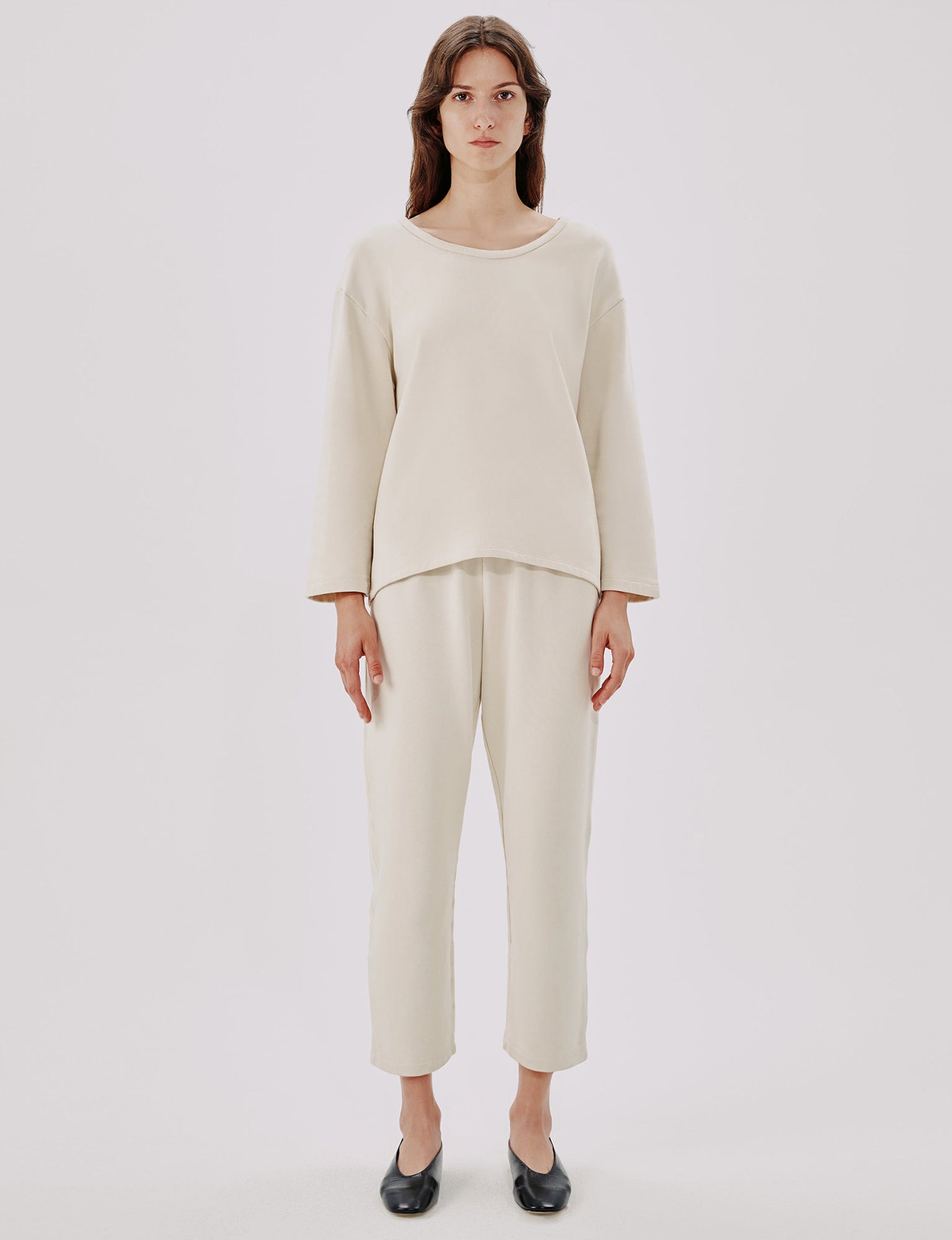 Women | Scoopneck Sweatshirt | Parchment