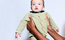 Organic Knit Cardigan | Greenstone - Mineral Dye