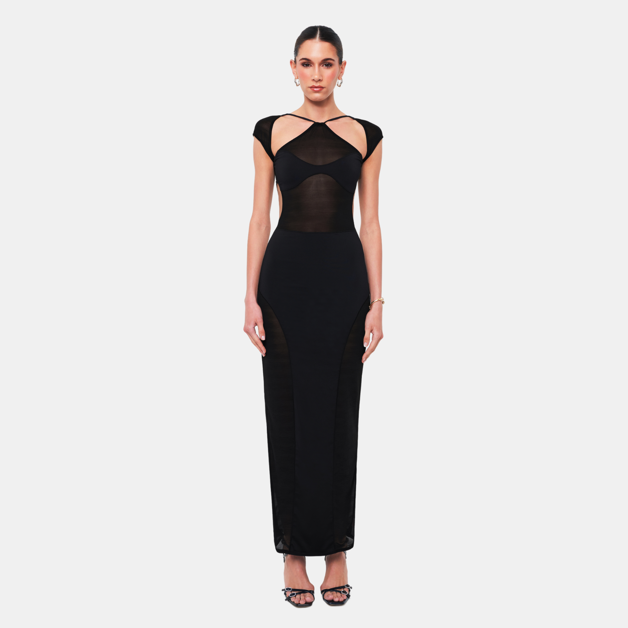 OW Collection SIENNA Maxi Dress Dress 121 - Black