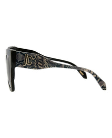 Just Cavalli Square Acetate Sunglasses | Black