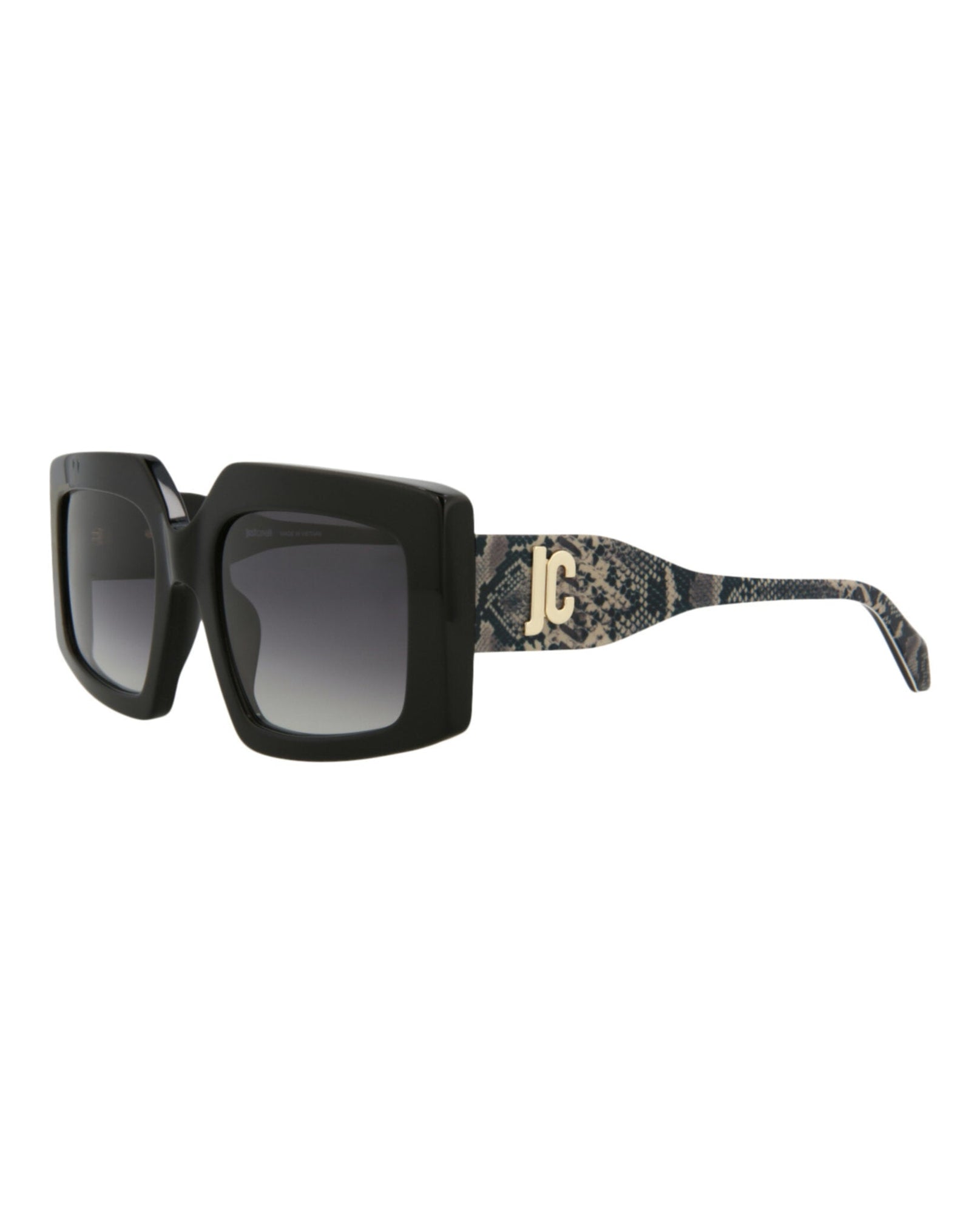 Just Cavalli Square Acetate Sunglasses | Black