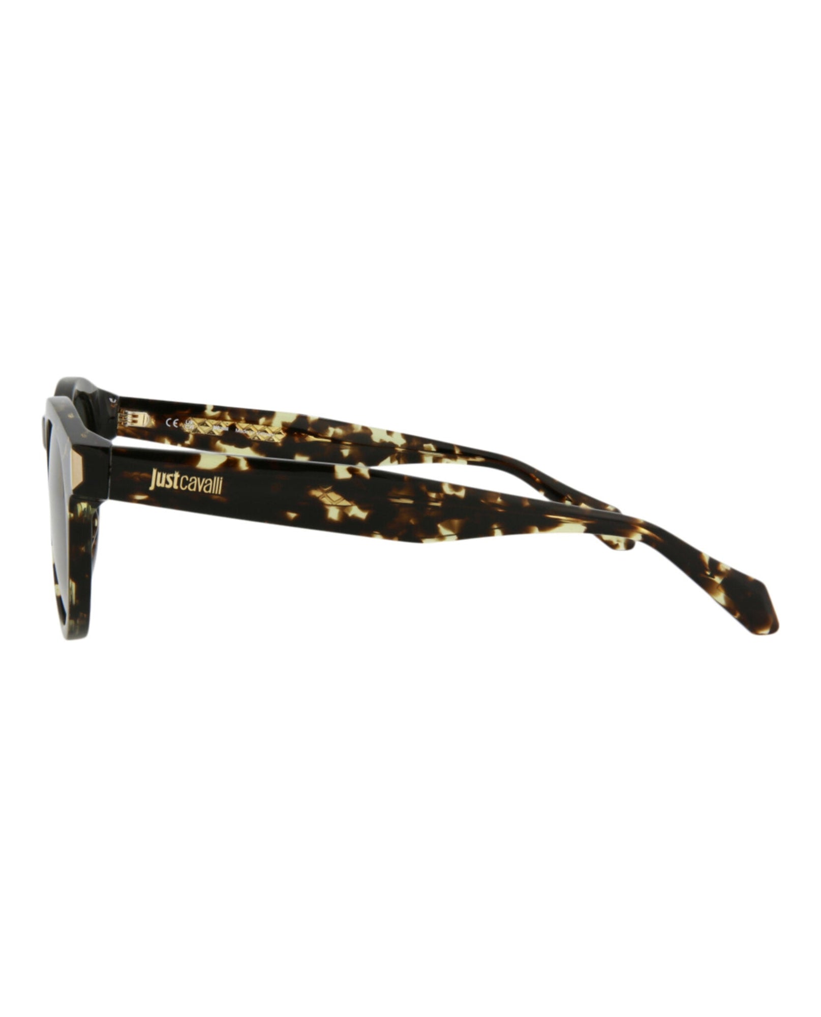 Just Cavalli Round Acetate Sunglasses | Havana