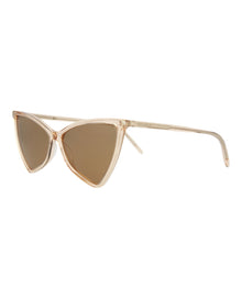 Saint Laurent Cat Eye Acetate Sunglasses | Nude