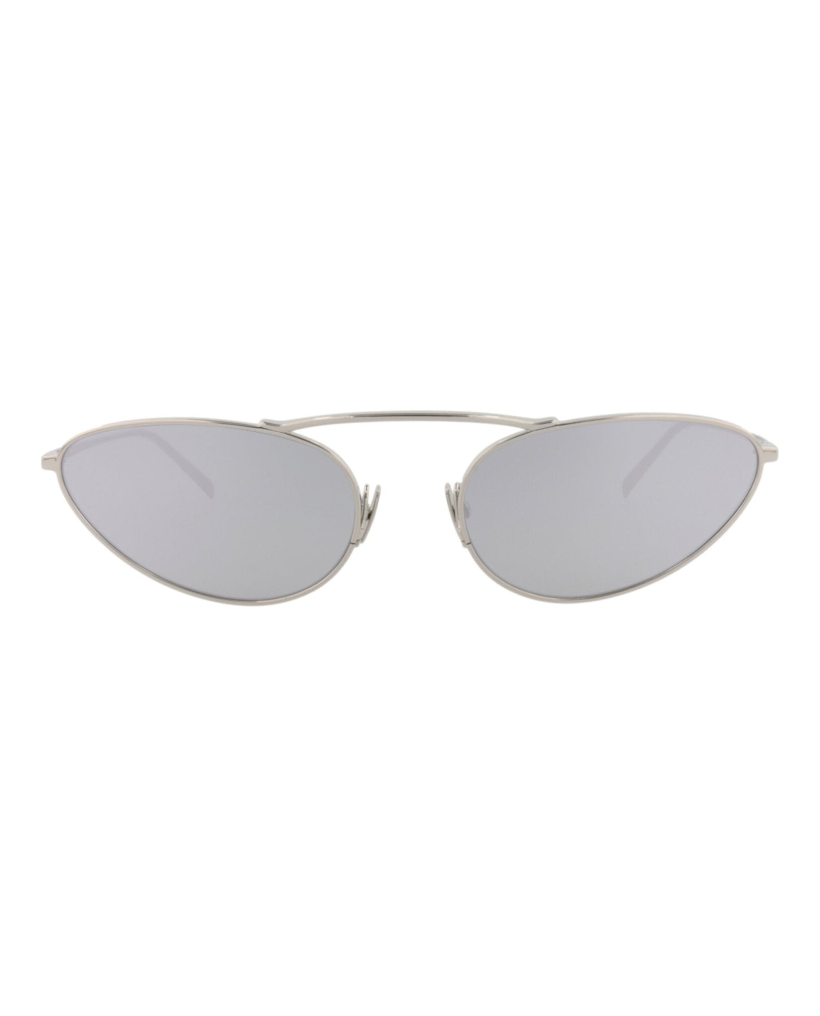 Saint Laurent Round Metal Sunglasses | Silver