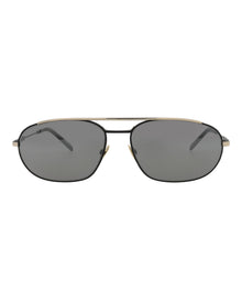 Saint Laurent Round Metal Sunglasses | Black