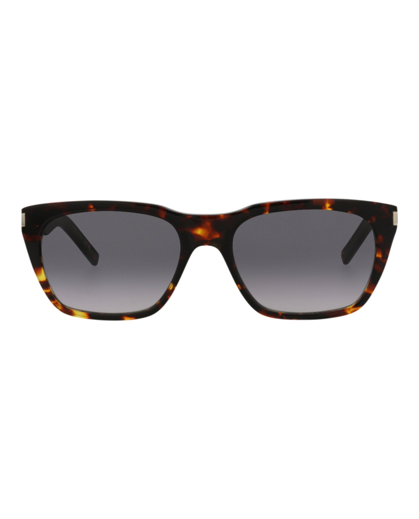 Saint Laurent Square Recycled Acetate Sunglasses | Havana