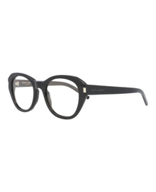 Saint Laurent Round Recycled Acetate Sunglasses | Black