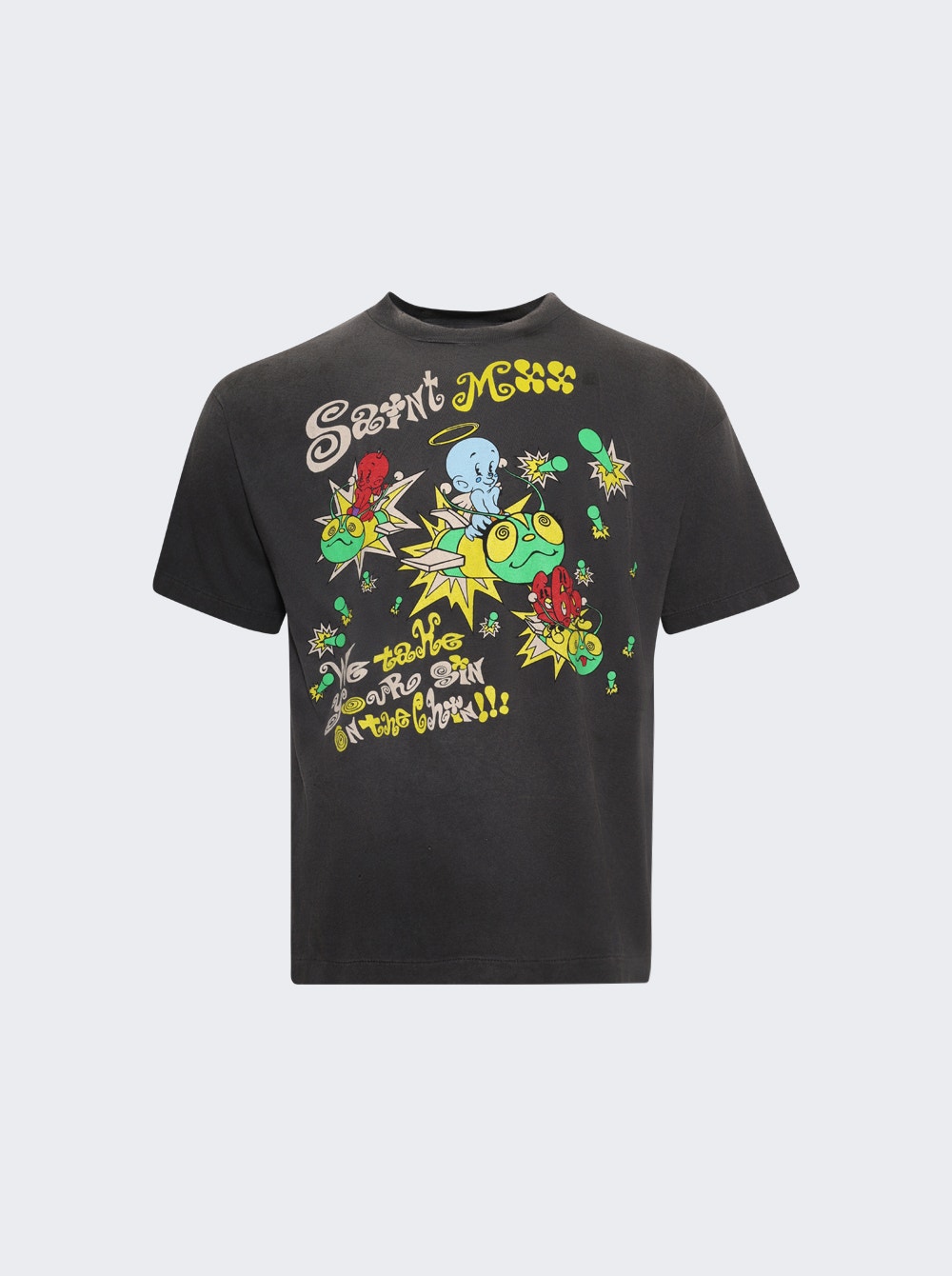 Men | Saint Mxxxxxx | Saint Mx6 Short Sleeve Tee | Black