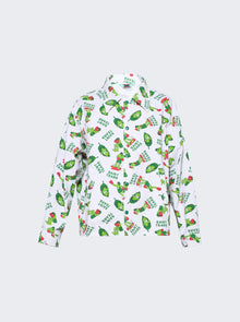 Men | Saint Mxxxxxx X Denim Tears | Coach Jacket | White