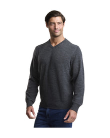 NOMAD | Men | Men's Cashmere Sweater | Charcoal