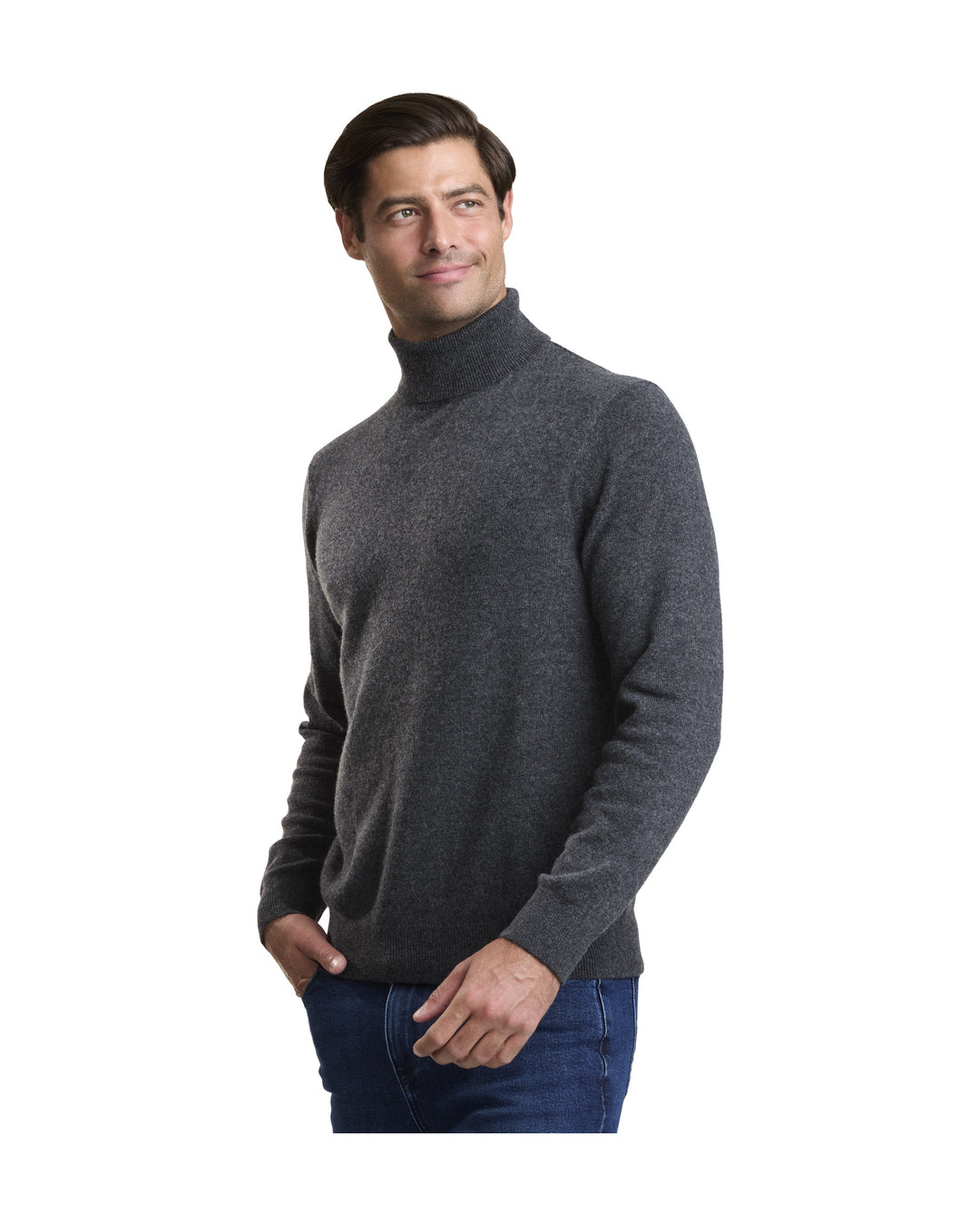 NOMAD | Men | Men's Cashmere Sweater | Charcoal