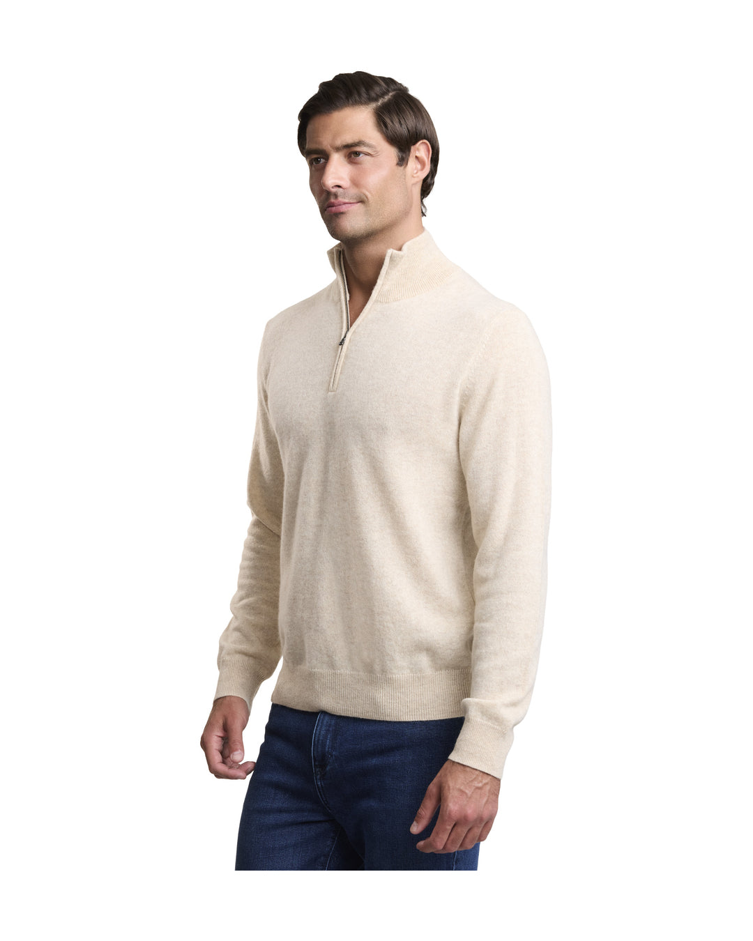 NOMAD | Men | Men's Cashmere Sweater | Oatmeal