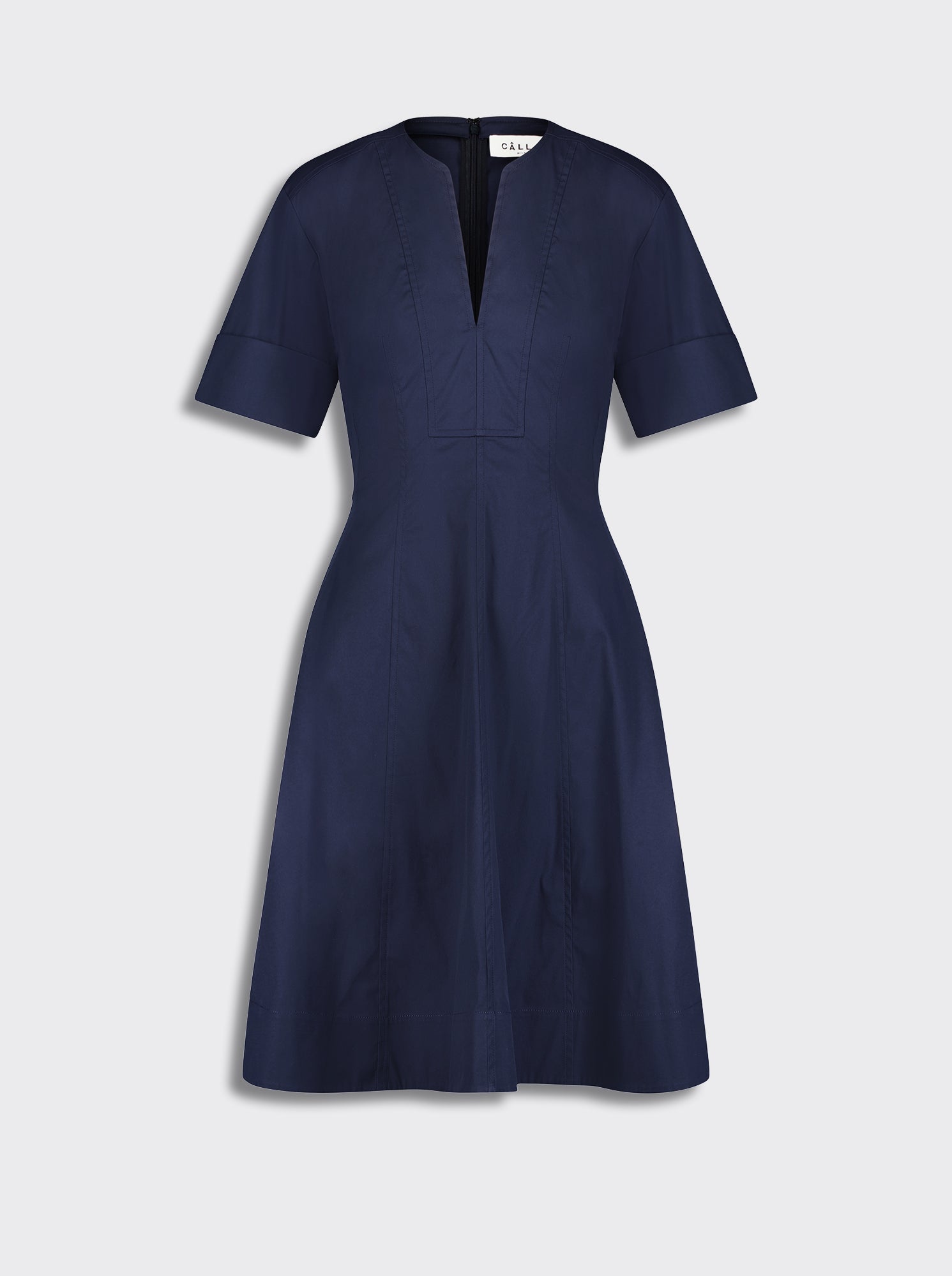 Sora Flared Dress | Navy