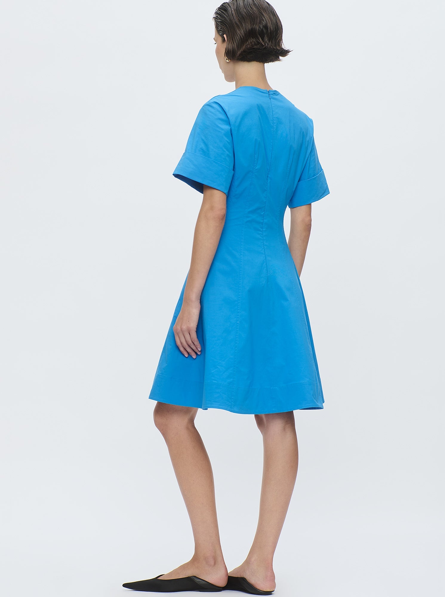 Sora Flared Dress | Blue Sea