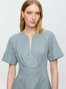 Sora Flared Dress | Blue Print