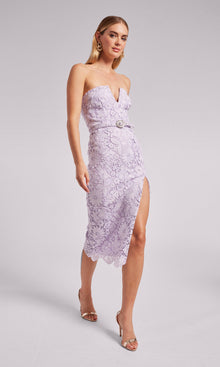 Milette Lace Dress | Lilac