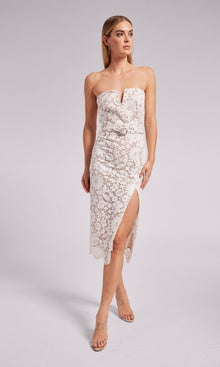 Milette Lace Dress | White