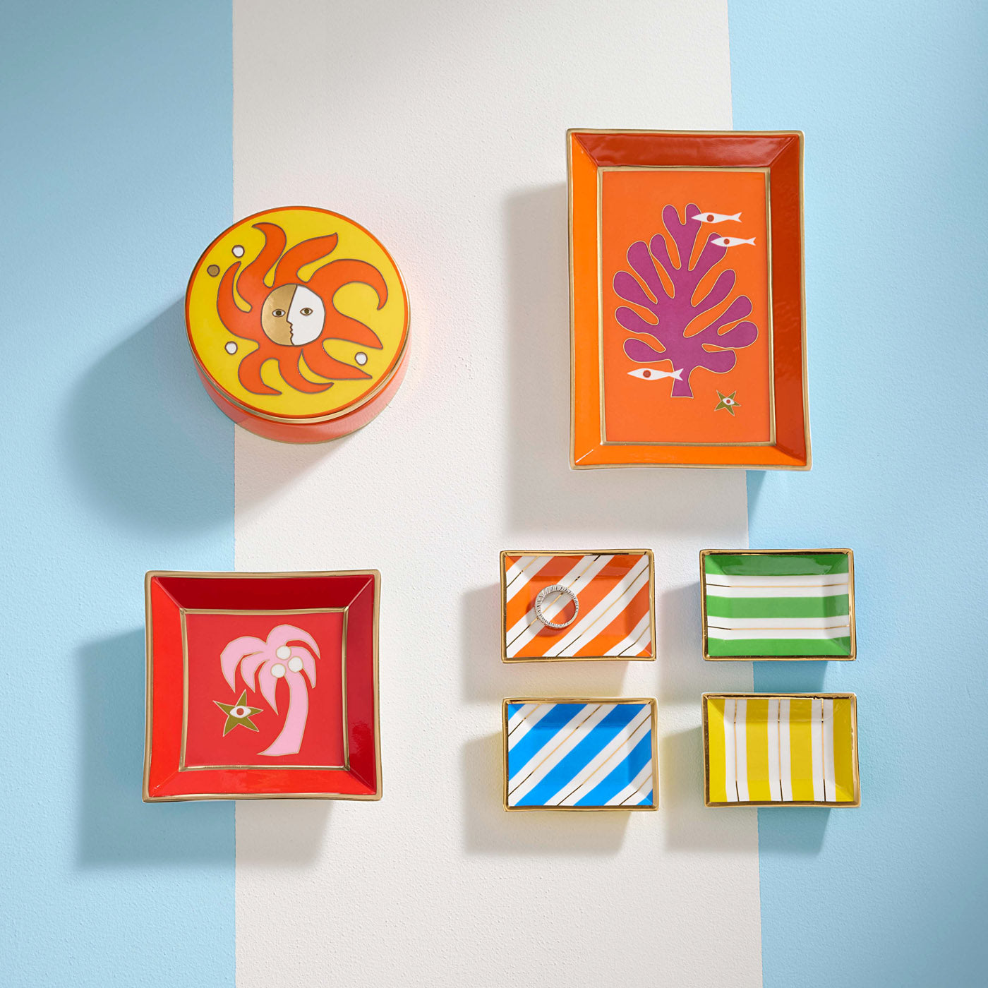 Portofino Petite Tray Set | Multi