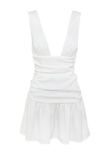 Flora Mini Dress | White