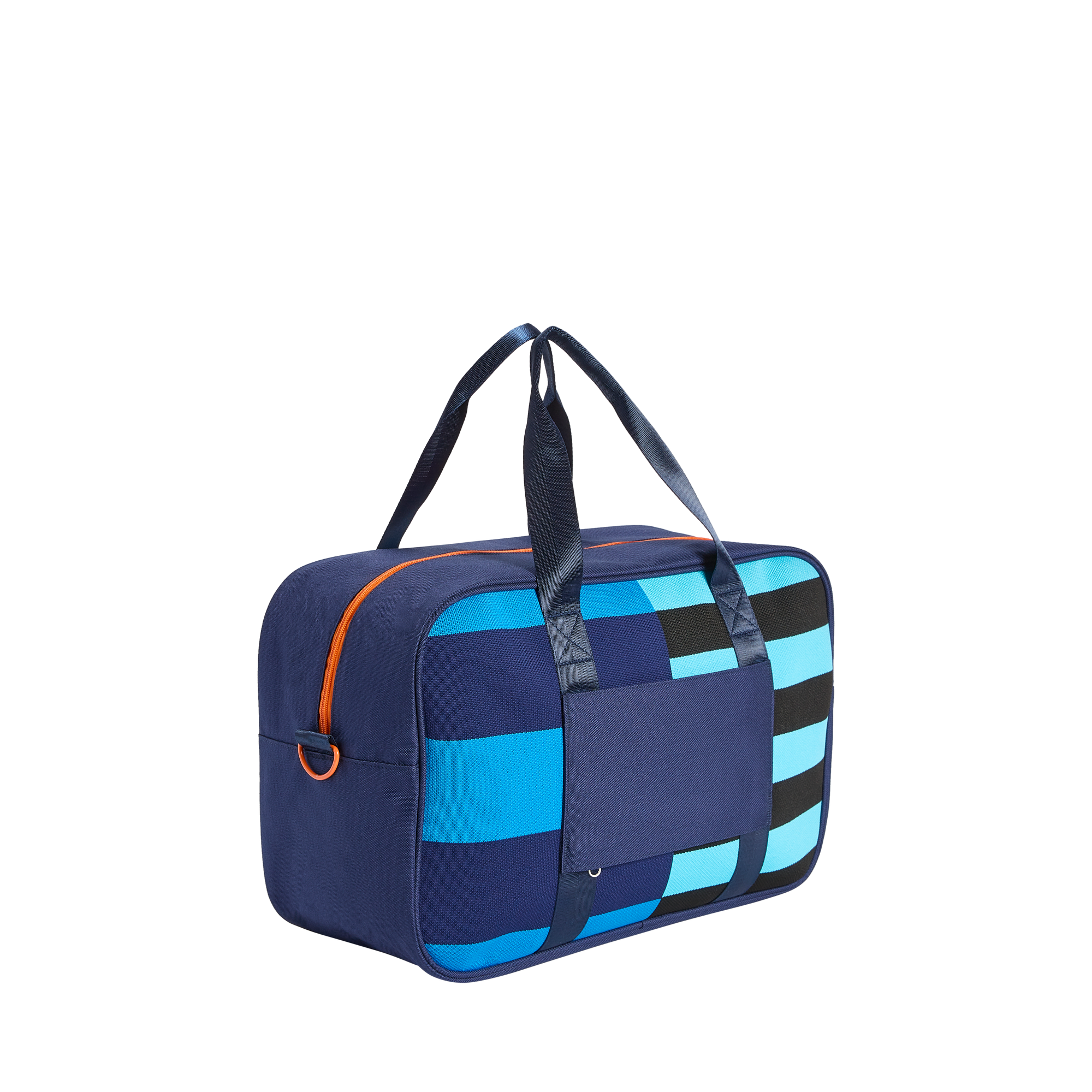 STATE Bags Rockaway Duffle Tech Knit Stripes Back View Click to Zoom