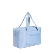 STATE Bags Wellington Weekender Nylon Ice Blue Back View Click to Zoom