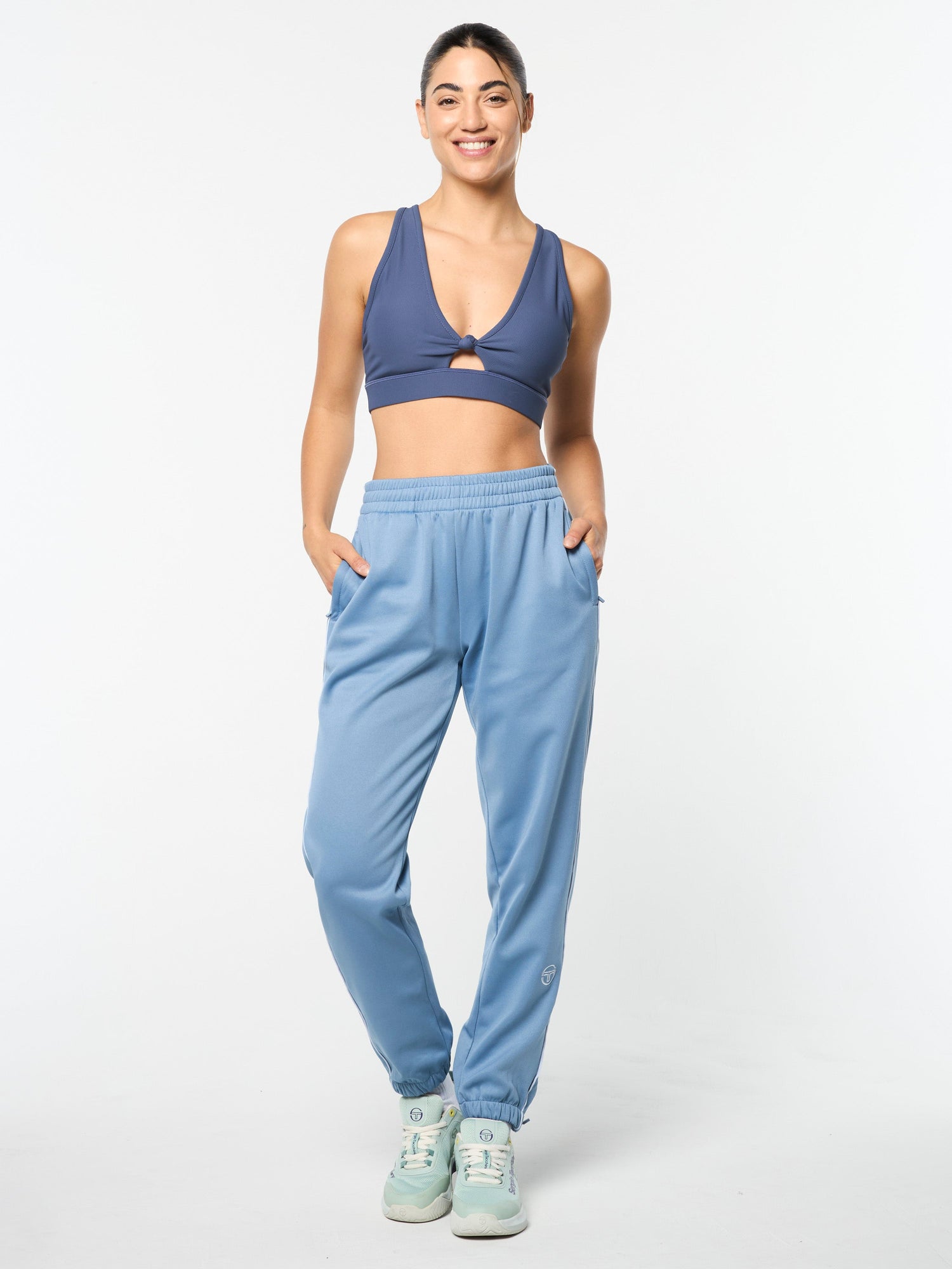 Women | Miss Lioni Track Pant | Faded Denim