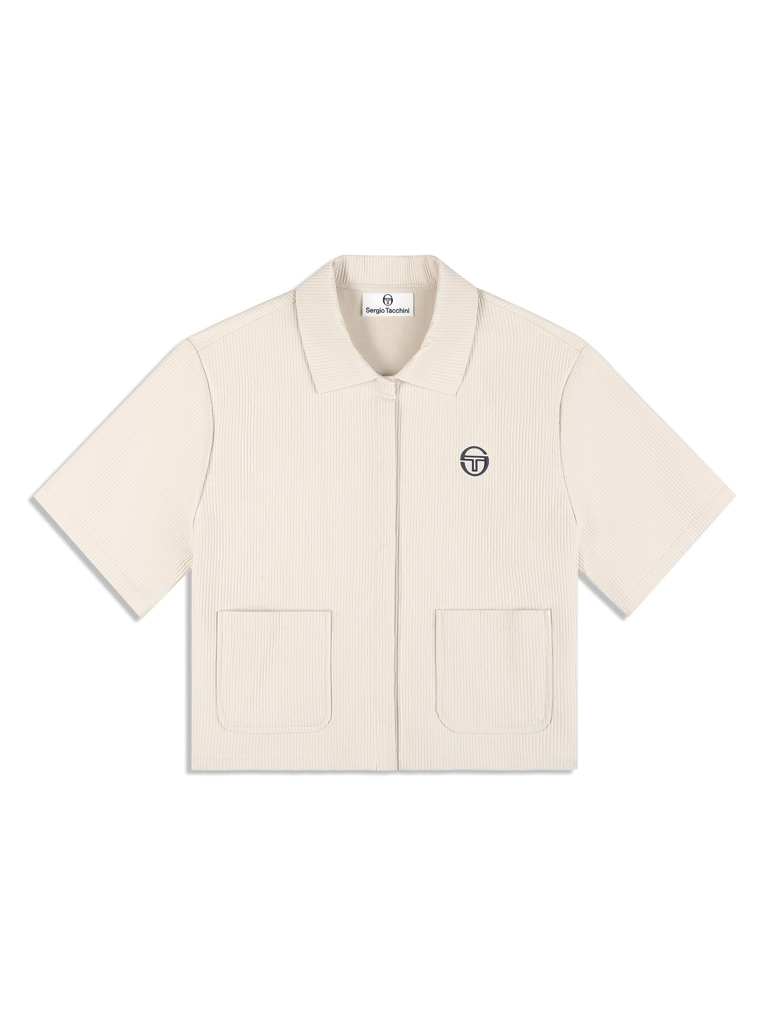 Women | Mia Cropped Shirt | Fog