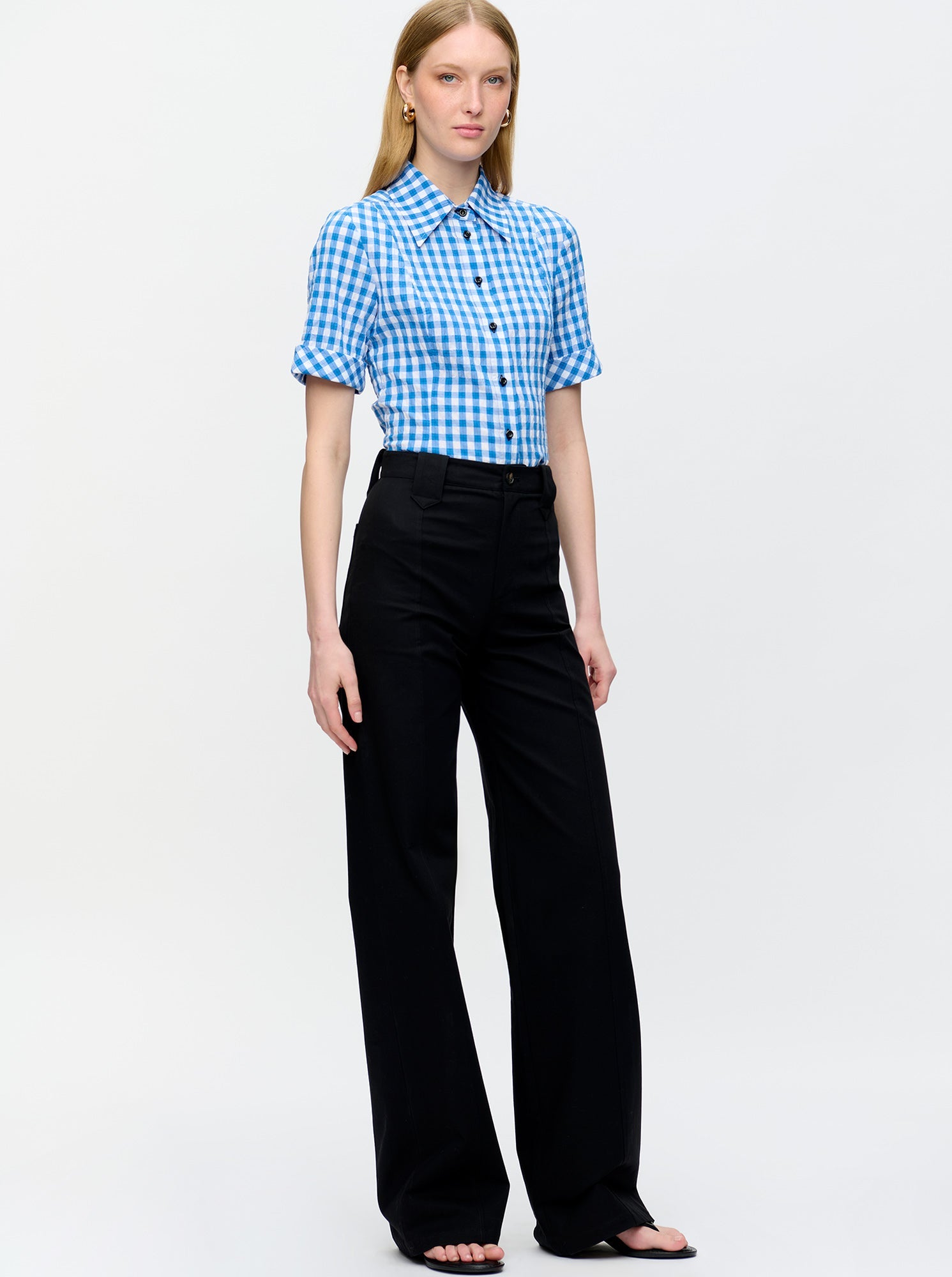 Sunny Fitted Shirt | Blue