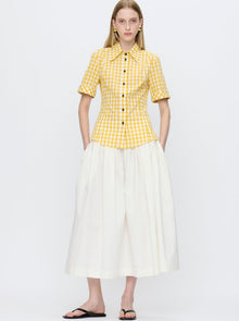 Sunny Slim Shirt | Yellow