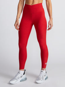 Women | Beyond Yoga | At Your Leisure Midi Legging | Ruby Red