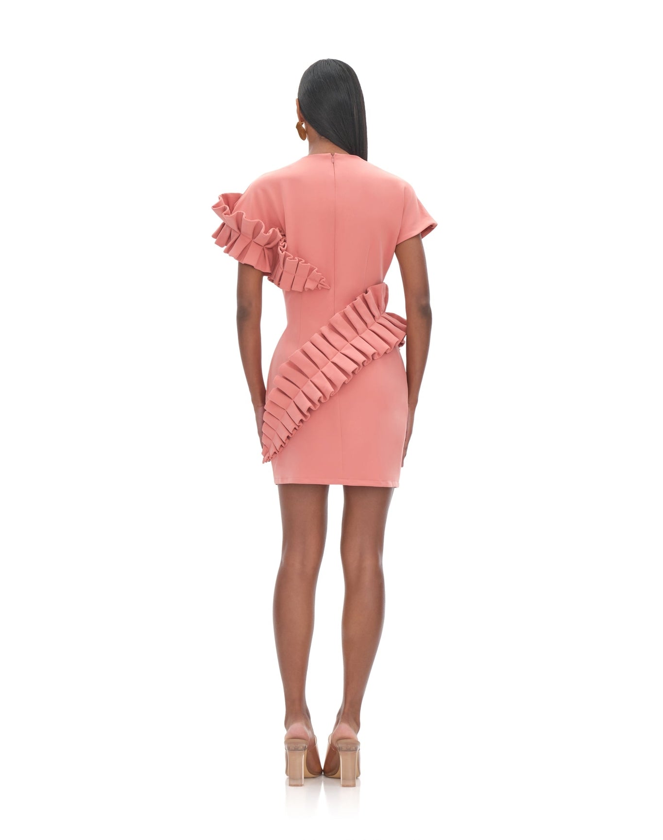 Safia Mini Dress | Peach