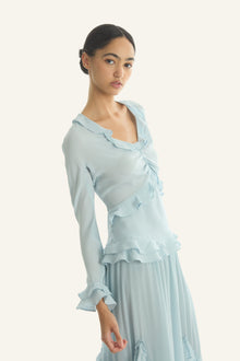 Elma Skirt | Powder Blue