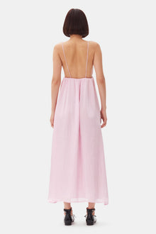 Satin Strap Dress | Chalk Pink