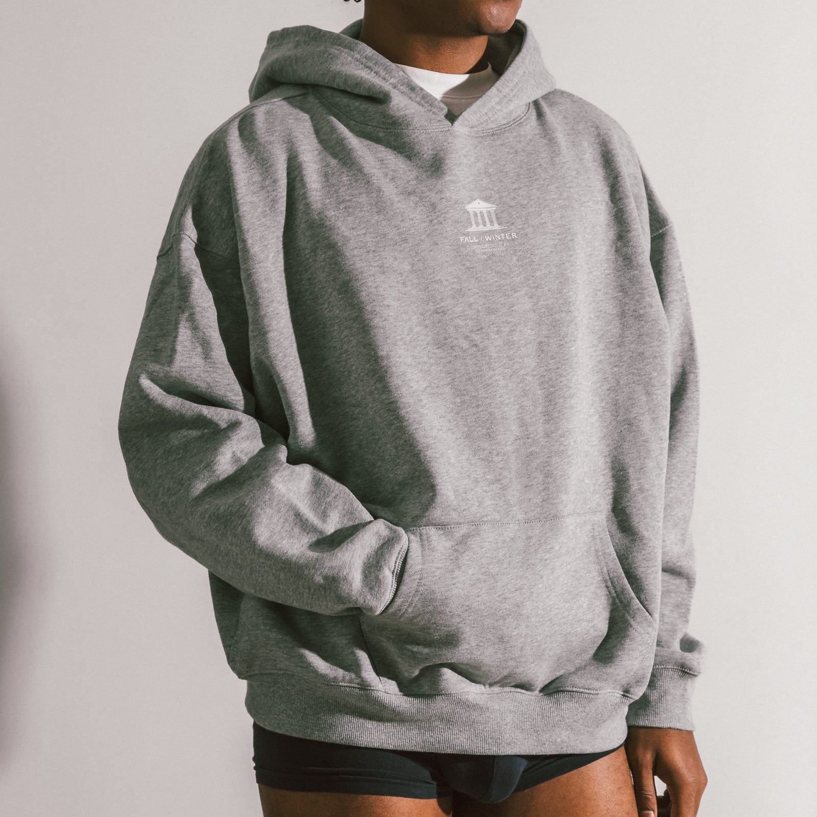 Heather Grey-Everyday-Fleece-Hoodie-Male-2