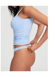 Seamless Cheeky Panty | Sky Blue