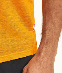 Sebastian Linen Tailored Fit Linen Polo Shirt | Beacon