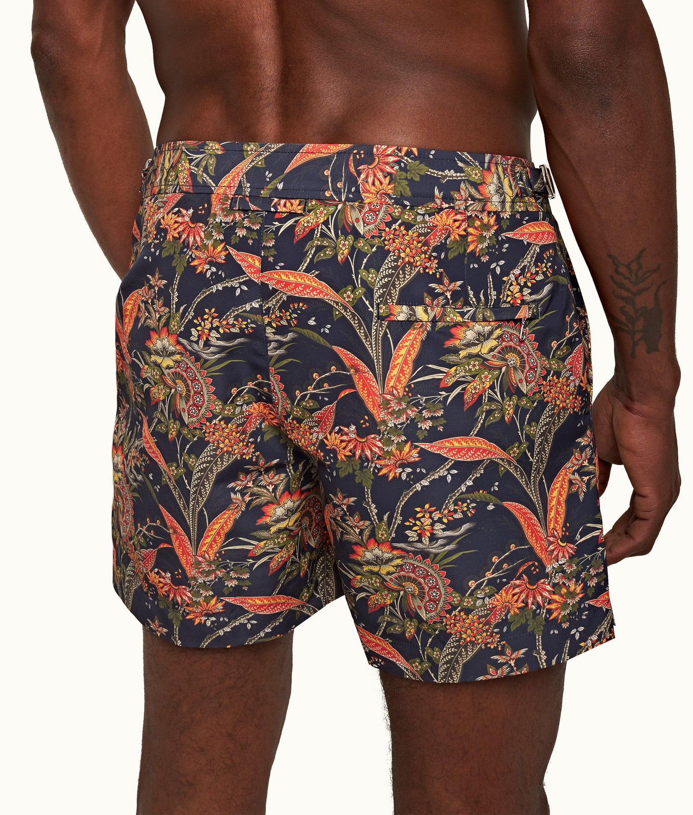 Setter Lotus Shorter-Length Swim Shorts | Midnight Navy