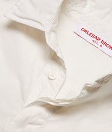 Shanklin Relaxed Fit Overhead Organic Cotton Shirt | White Sand