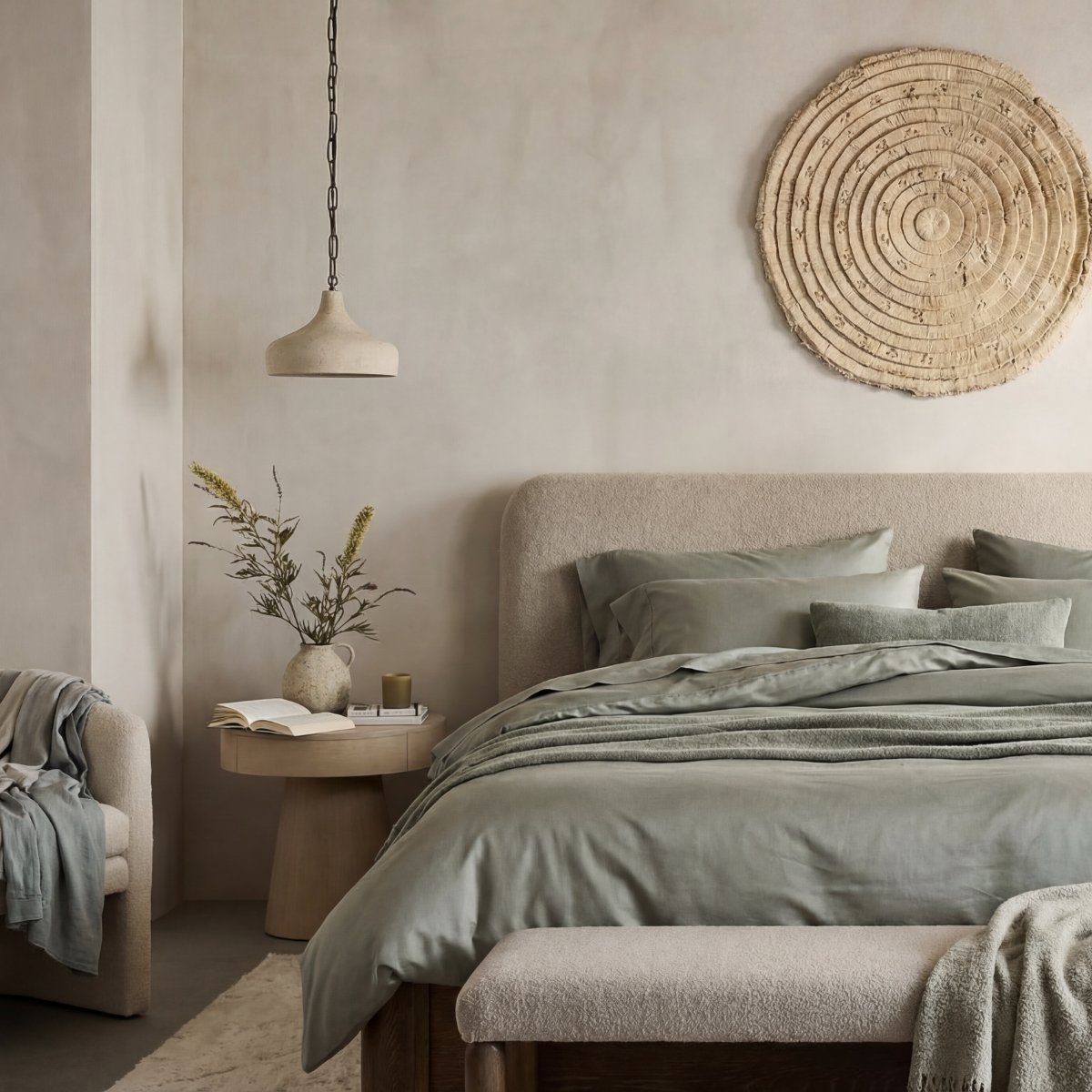 Signature Bamboo Duvet Cover, King/Cal King | Sage Green