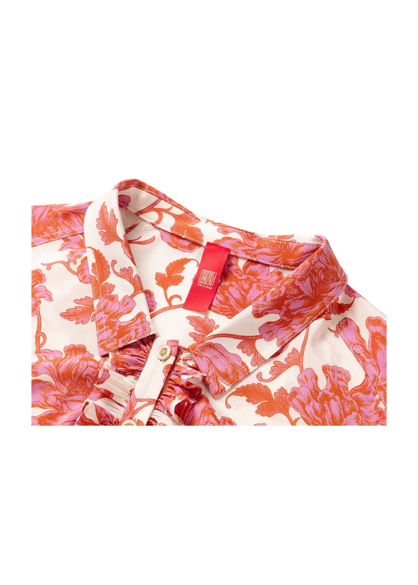 Silk Printed Dress | Pink