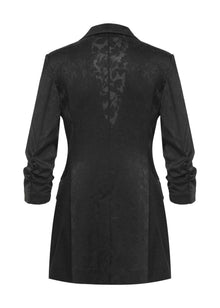 Silk Relaxed-Fit Blazer | Black