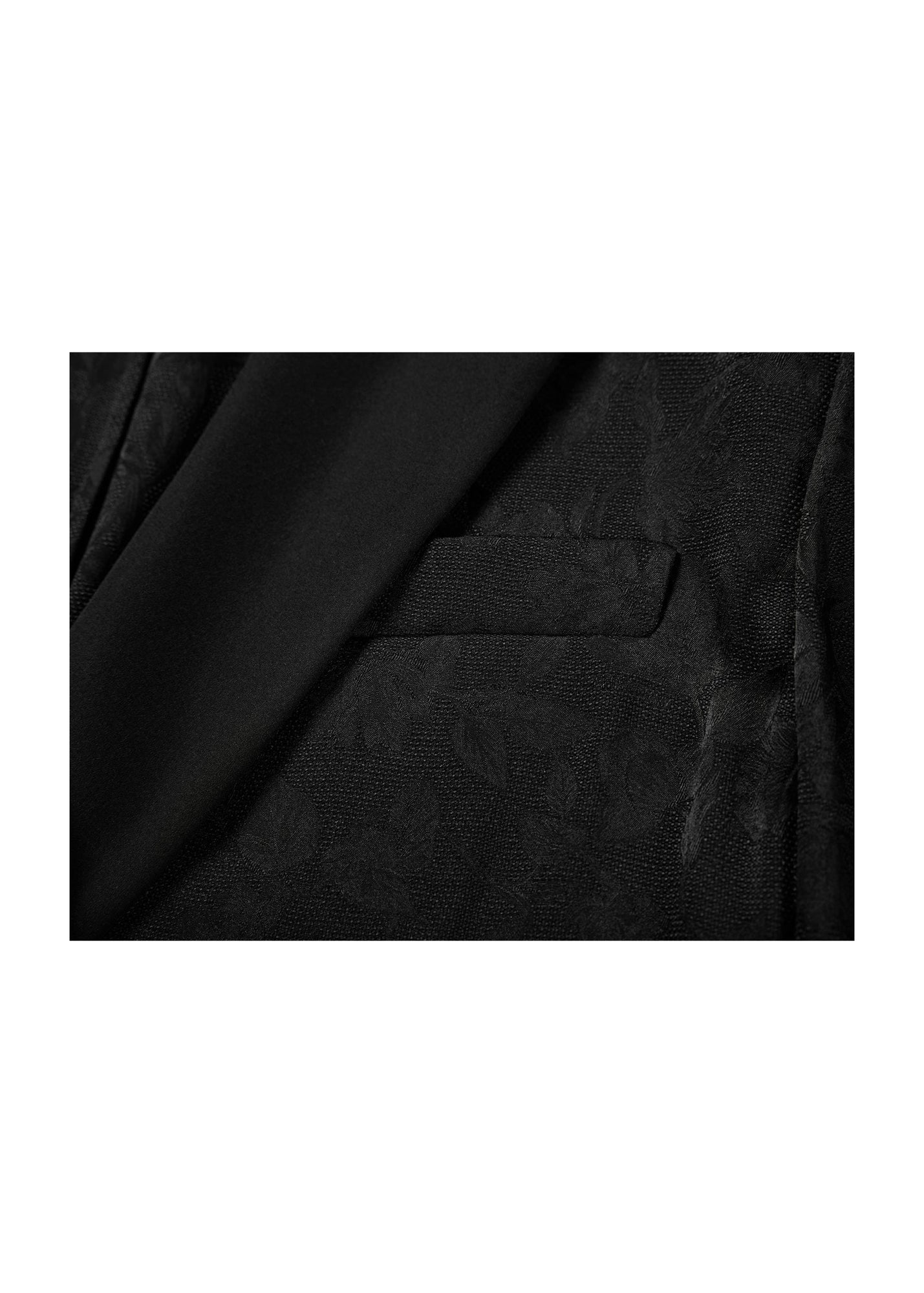 Silk Relaxed-Fit Blazer | Black