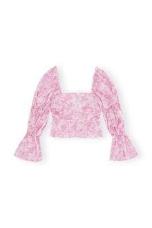 Silk Stretch Satin Blouse | Bonbon