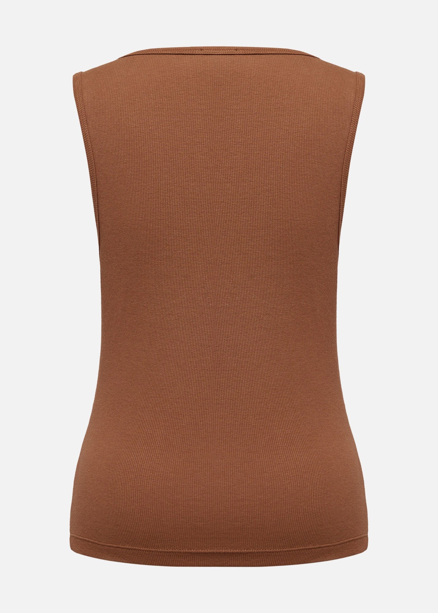 Sleeveless Tank Top | Brown