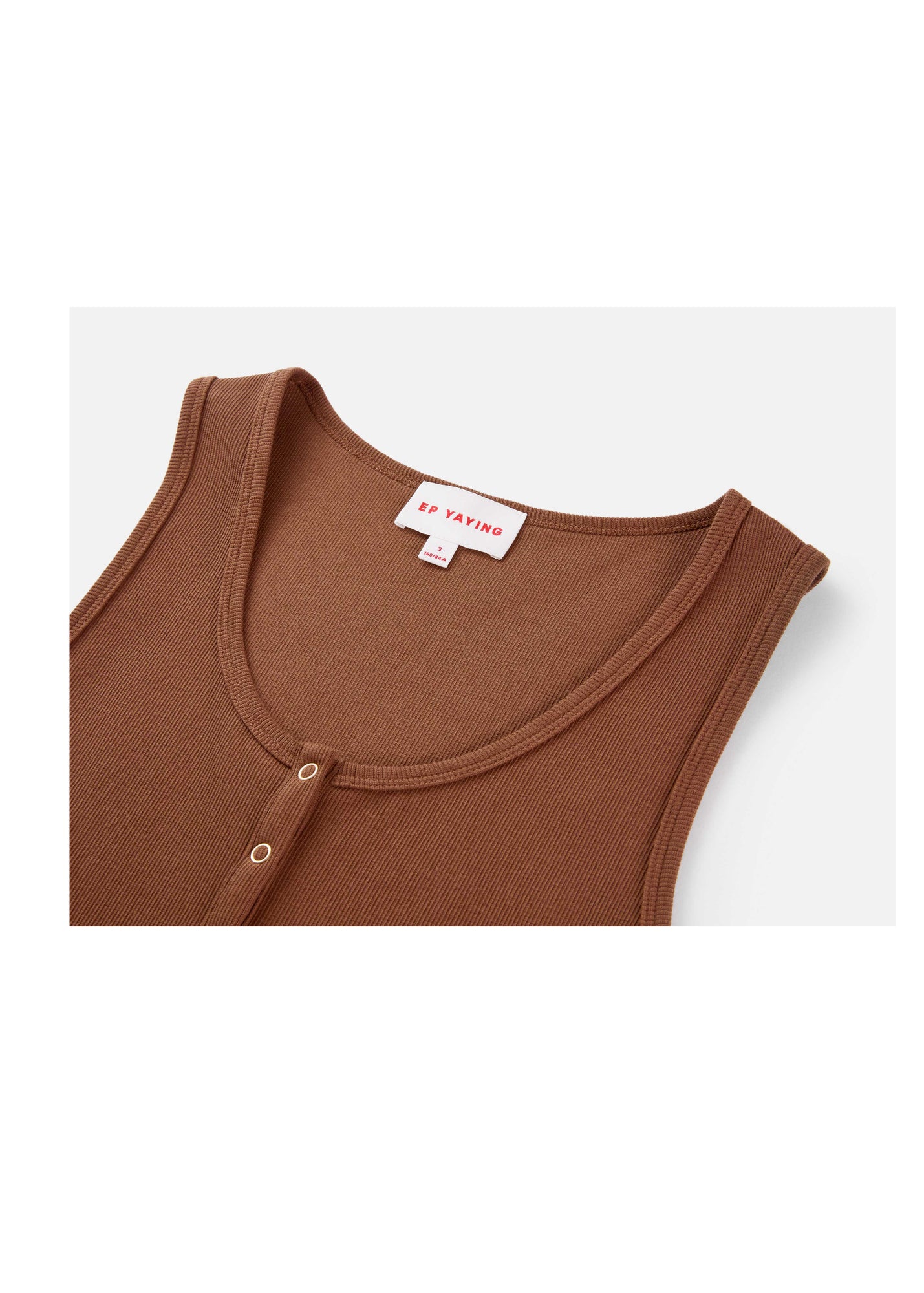 Sleeveless Tank Top | Brown