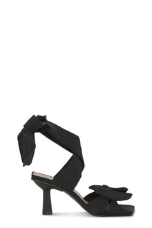 Soft Bow Sandals | Black
