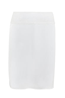 Fleur Midi Skirt | White